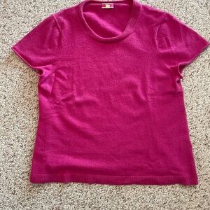 J. Crew Fuchsia Cashmere Sweater